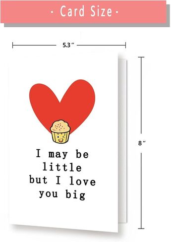 Asmallgf Romantic Valentines Day Card for Husband Wife, Happy Anniversary Birthday for Girlfriend Boyfriend, Best Love You Gifts in Saudi Arabia