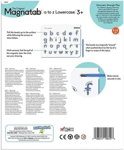 Magnatab A to Z Lowercase Activity for Fun and Learning -- Sensory Activity -- Ages 3+ in Saudi Arabia