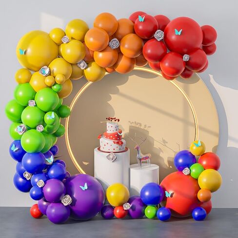 140pcs البالونات البيضاء بأحجام مختلفة 18 "12" 10 "5" ماتي أبيض أبيض أغطية الطقم ، البالونات اللاتكس لحفلة لعيد ميلاد الطفل زواج الزفاف ديكورات حفلة استحمام الطفل in Kuwait