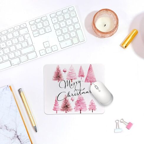 Qiyuhoy Merry Christmas Decortations Pad for Desk ، Decord Decord Decor Mousepad ، عيد ميلاد عيد الميلاد للبنات ، in Kuwait