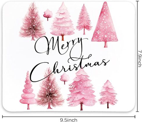Qiyuhoy Merry Christmas Decortations Pad for Desk ، Decord Decord Decor Mousepad ، عيد ميلاد عيد الميلاد للبنات ، in Kuwait