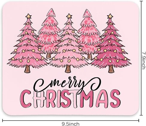 Qiyuhoy Merry Christmas Decortations Pad for Desk ، Decord Decord Decor Mousepad ، عيد ميلاد عيد الميلاد للبنات ، in Kuwait