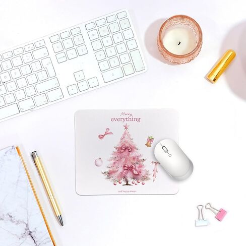 Qiyuhoy Merry Christmas Decortations Pad for Desk ، Decord Decord Decor Mousepad ، عيد ميلاد عيد الميلاد للبنات ، in Kuwait