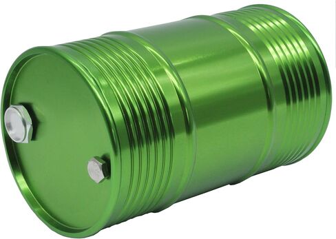 Metal 96mm/3.8in Oil Drum Fuel Tank Container for 1/10 D90 SCX10 Rock Crawler RC Car Decor Parts (Green) in Kuwait