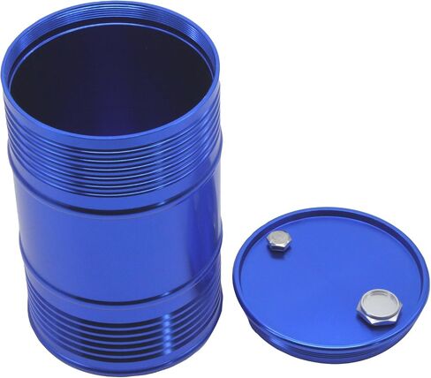 Metal 96mm/3.8in Oil Drum Fuel Tank Container for 1/10 D90 SCX10 Rock Crawler RC Car Decor Parts (Green) in Kuwait