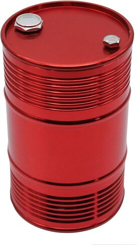Metal 96mm/3.8in Oil Drum Fuel Tank Container for 1/10 D90 SCX10 Rock Crawler RC Car Decor Parts (Green) in Kuwait