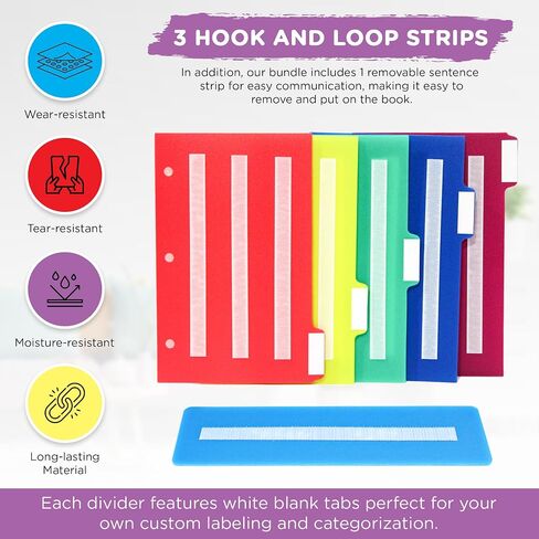 Smile4autism Small 7x9" Tools Perfect to Keep Your Loose Visual Picture Cards Organized. Autism, ABA, ADHD, Language & Apraxia Aspergers in Saudi Arabia