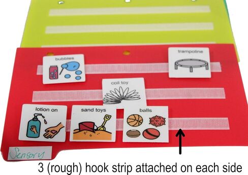 Smile4autism Small 7x9" Tools Perfect to Keep Your Loose Visual Picture Cards Organized. Autism, ABA, ADHD, Language & Apraxia Aspergers in Saudi Arabia