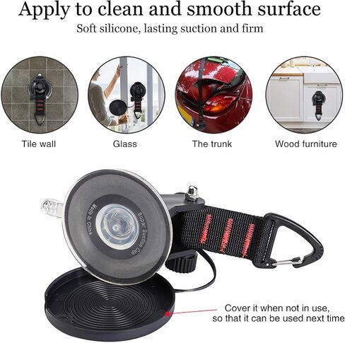 Conbola Cust Cup Hooks Highted Duty 4 Victs Car Camping Essentials ترقية التعادل إلى أسفل كأس الشفط إكسسوارات مع تأمين قوة خطاف قوية لمسكرة التخييم الزجاجية للقارب RV. (4 PCS) in Kuwait