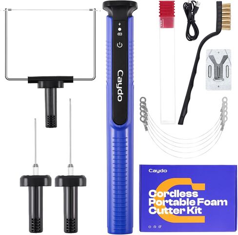 مجموعة قطع رغوة قابلة لإعادة الشحن Caydo ، قاطع رغوة الأسلاك الساخنة ، قاطع الستايروفوم ، قطع رغوة كهربائية محمولة للنحت ، صنع النماذج ، حرفيات رغوة DIY ، طاقة عالية ، تسخين سريع in Kuwait