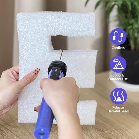 مجموعة قطع رغوة قابلة لإعادة الشحن Caydo ، قاطع رغوة الأسلاك الساخنة ، قاطع الستايروفوم ، قطع رغوة كهربائية محمولة للنحت ، صنع النماذج ، حرفيات رغوة DIY ، طاقة عالية ، تسخين سريع in Kuwait