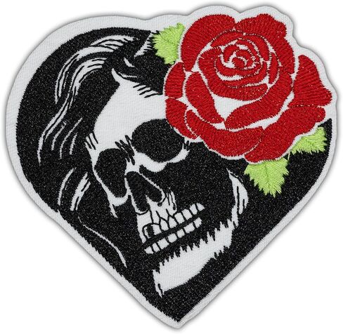 Reading Grim Reaper Patch, Iron On/Sew On Patch Applique, Funny Meme Embroidery Patch for Clothing Jeans Jackets Backpacks Hats Shirts - DIY Cool Patch Badges in Kuwait