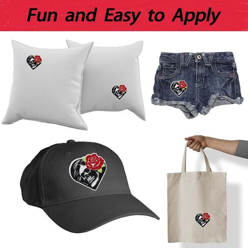 Reading Grim Reaper Patch, Iron On/Sew On Patch Applique, Funny Meme Embroidery Patch for Clothing Jeans Jackets Backpacks Hats Shirts - DIY Cool Patch Badges in Kuwait