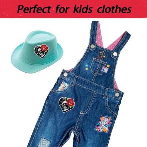 Reading Grim Reaper Patch, Iron On/Sew On Patch Applique, Funny Meme Embroidery Patch for Clothing Jeans Jackets Backpacks Hats Shirts - DIY Cool Patch Badges in Kuwait