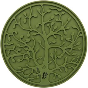 The Boleo Shop Tree design Lick Mat for Dogs and Cats, Slow feeder, Anxiety Relief, Improve grooming session, dog toy to keep busy
