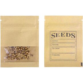 Ferenli 100 Pack Post Post Packets مع نافذة واضحة 2.7x3.7 بوصة صغيرة قابلة للتجني