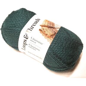 Charisma Yarn by Loops & Threads - 109 Yards - 3.5 Ounces - Adventure, green