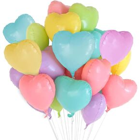 25PCS Heart Balloons,18 inch Balloons Heart Shape Balloons,Heart Party Decorations,Suitable for Baby Shower Wedding Birthday Party Decorations