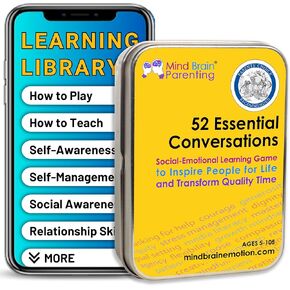 Mind Brain Emotion 52 Essential Coping Skills Cards - Self Care Exercises for Stress and Social Anxiety Relief - Resilience, Emotional Agility, Confidence Therapy Games for Teens, Adults