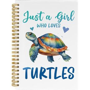Chicken Gifts, Chicken Gifts for Chicken Lovers, Just a Girl Who Loves Chickens 5.5"x8.3" 164pages Lined Notebooks College Ruled, Chicken Farm Animals Notebook for Office School Supplies
