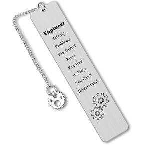 Bookmark for Engineer Engineering Gifts for Engineer Student Teacher Construction Engineer Engineering School Graduation Gifts Inspirational Engineer Mechanical Engineer Design Engineering Gear Gifts