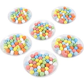 Juvale Mini Easter Eggs for Crafts, Foam Eggs for DIY Projects and Easter Decor (216 Pack)
