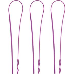 HAHIYO 3PCs 11Inches Scrubs Red Flexible Plastic Drawstring Threaders Easy Threader Needle Drawstring Replacement Craft Tools Hoodie String Threader for Jacket Swim Trunk Pant Sweatpant Short Hoodie