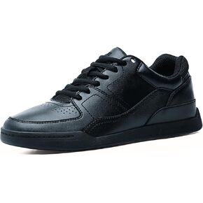 Street Casual Womens Black Comfortable Slip-Resistant Work Shoes for Food Service Safety, Size Women's 7