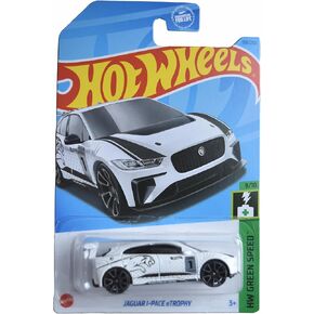 Hot Wheels Jaguar I-Pace eTrophy, HW Green Speed 9/10 [White] 158/250