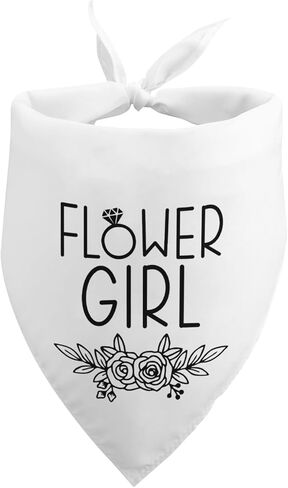 Wedding Dog Bandana Ring Security White Dog Bandana Bridal Shower Wedding Engagement Announcement Photo Prop Pet Accessories for Dog Lovers Owner Gift in Kuwait