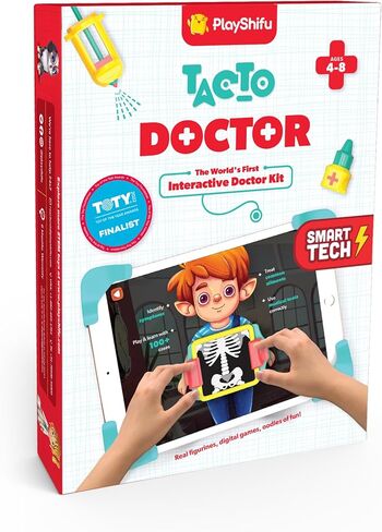 Playshifu Tacto Chess-الشطرنج التفاعلي القائم على التطبيق مع التماثيل الحقيقية | STEM Learning & Educational Toy للأعمار 6+ | الألغاز القائمة على القصص | هدية للبنين والبنات in Kuwait