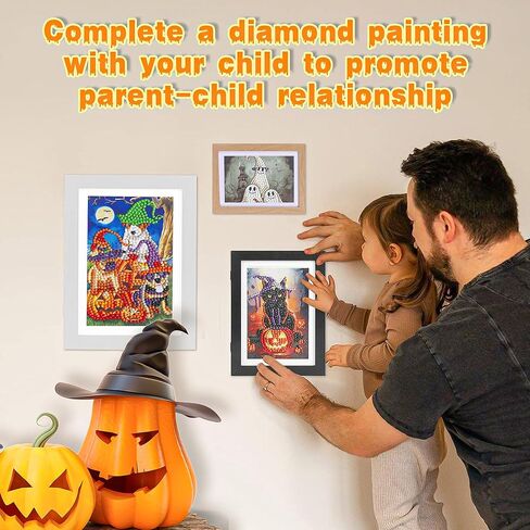 Vidonio 10pcs مجموعات الطلاء الماس ، 5D DIY جولة كاملة الحفر الماس مجموعة الفن مجموعة من الأعمال الفنية الشهيرة الماس الماس للبالغين المبتدئين ، مجموعات الماس الفنية الكلاسيكية للمنزل جدار ديكور الهدية in Kuwait