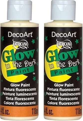 DecoArt DS50-10 Glow-in-The-Dark Paint, 4-Ounce, 4 Fl Oz (Pack of 1) in Saudi Arabia