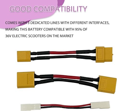 بطارية Scooter Electric Coasta ، 36V 7.8AH M365 Scooter Battery ， حزمة بطارية سكوتر الكهربائية لـ M365 Scooter Electric 1: 1-1: 2 Scooter High Imitation -بدون اتصالات 13.19x2.76x1.57inch (LXWXH) in Kuwait