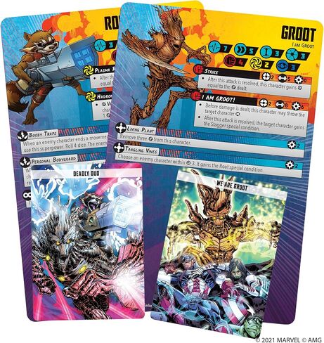 Atomic Mass Games Marvel Crisis Protocol: Rocket and Groot in Saudi Arabia
