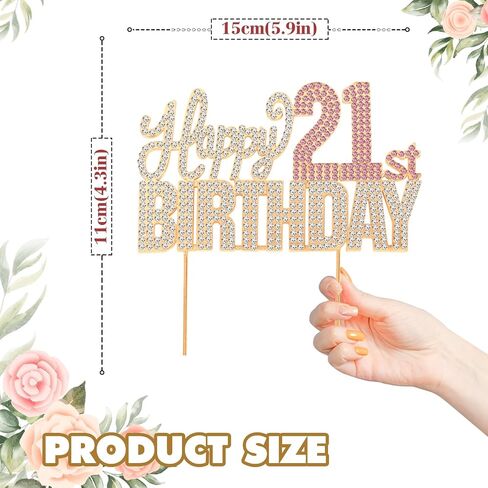 عيد ميلاد سعيد 12th Silver & Pink Rhinestone Cake Topper - هتافات إلى 12 عامًا من عمر 12 عامًا من الاثني عشر BDDAY METAL SPARCLY CAKE CAKE CAKE CAKES TOPPER. in Saudi Arabia