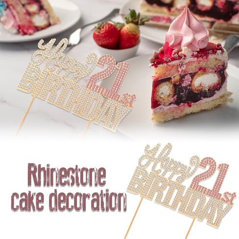 عيد ميلاد سعيد 12th Silver & Pink Rhinestone Cake Topper - هتافات إلى 12 عامًا من عمر 12 عامًا من الاثني عشر BDDAY METAL SPARCLY CAKE CAKE CAKE CAKES TOPPER. in Saudi Arabia