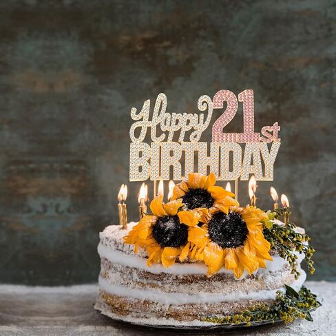 عيد ميلاد سعيد 12th Silver & Pink Rhinestone Cake Topper - هتافات إلى 12 عامًا من عمر 12 عامًا من الاثني عشر BDDAY METAL SPARCLY CAKE CAKE CAKE CAKES TOPPER. in Saudi Arabia