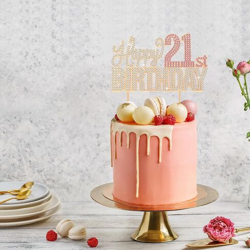 عيد ميلاد سعيد 12th Silver & Pink Rhinestone Cake Topper - هتافات إلى 12 عامًا من عمر 12 عامًا من الاثني عشر BDDAY METAL SPARCLY CAKE CAKE CAKE CAKES TOPPER. in Saudi Arabia