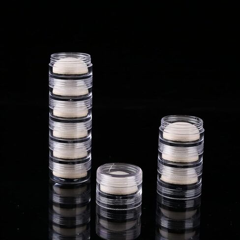 20 جهاز كمبيوتر حاوية بلاستيكية قابلة للتكديس ، 19x3.5cm/ 7.5x.5inclear تخزين مربع مربع جولة الجولة للخرز ، الأزرار ، Art Art Craftjewelry مسمار in Kuwait