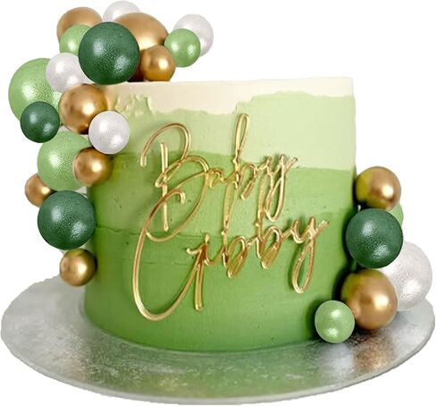 50pcs Pink Purple Ball Cake Topper Rose Gold Balloons for Cake Decorating Supplies Balls Cake Decorations for Birthday Wedding Bridal Shower Baby Shower in Kuwait