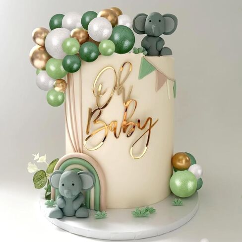 50pcs Pink Purple Ball Cake Topper Rose Gold Balloons for Cake Decorating Supplies Balls Cake Decorations for Birthday Wedding Bridal Shower Baby Shower in Kuwait