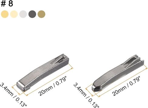 uxcell double open shipper repair kits ، #5 insert dins for stack stack inway shippers (5 bolors ، 10 pairs) in Saudi Arabia