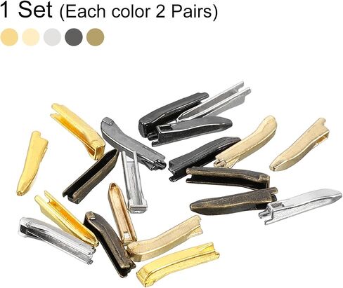 uxcell double open shipper repair kits ، #5 insert dins for stack stack inway shippers (5 bolors ، 10 pairs) in Saudi Arabia