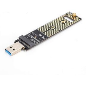 VBESTLIFE M.2 NVME SSD to USB Adapter Board Hard Disk Converter Board SSD Adapter Card for Samsung 970 Series, 960 Series,for,for Intel, for Crucial NVME SSD