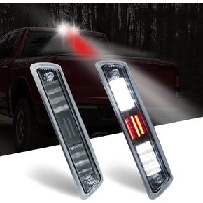 لـ 2009-2014 F150 LED ضوء الفرامل الثالث مع حشية، مصباح شحن خلفي للتركيب العالي في المنتصف، عدسة شفافة
