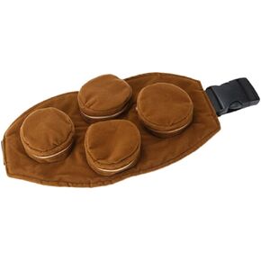 Moxibustion Stick Burner 1 Set Portable Burner Metal Bracket Moxa Burner Box Moxa Rolls Moxa Box Moxibustion Box Moxibustion Box Cloth Cover Moxibustion Paste Box