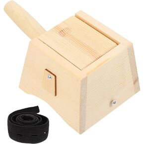 Healifty Wood Moxa Box Portable Moxibustion Box Moxa Stick Holder One Hole Healing Box Moxibustion Tool for Health Care Body Moxibustion Massager 17cm* 13cm* 9. 5cm