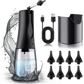 Ear Wax Removal, Water Powered Ear Cleaner, Deep Clean Effective Single & quintuple Jet Streams, 3 Modes, IPX7 Waterproof, Ear Wax Removal Tool Kit Ear Cleaning Kit Ear Wax Cleaner
