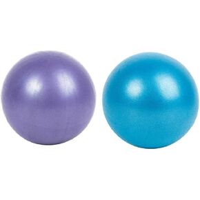 Mini Exercise Ball 9Inch Samll Bender Ball for Stability Barre Pilates Yoga Core Training and Physical Therapy Exercise Equipment for Back Inner Thigh and Balanced Body (2 Pack)